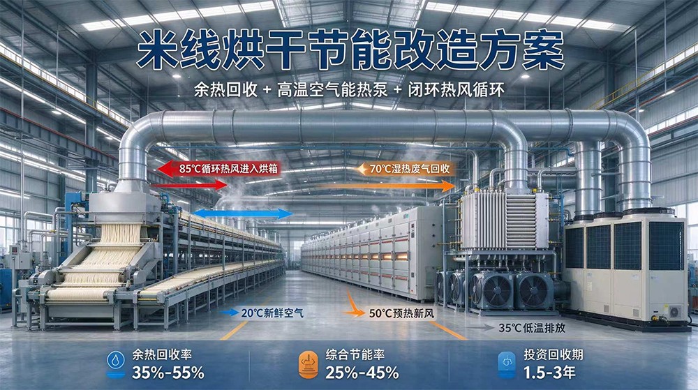 米线烘干节能改造方案